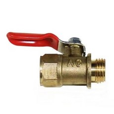 황동 밸브 8A G1/4 볼밸브 수도 배관 스프링쿨러, 1개