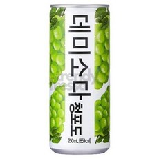 앤서룸 동아오츠카 데미소다 청포도 250mlx30입 사무용품, 250ml