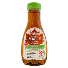 알룰로스 메이플 시럽 334g (설탕 대체) Maple Syrup All-u-Lose Natural Non-GMO, 1개