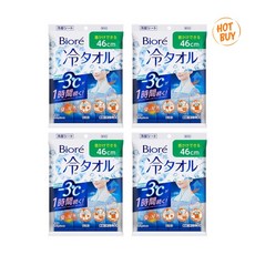 Biore 涼感濕巾 加大版 5片裝, 1包