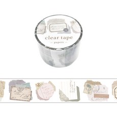 MIND WAVE 透明PET膠帶 - calm line, 1個, 透明, 06.papers