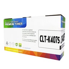CLT-K407S 재생 호환 토너, 1개, 검정