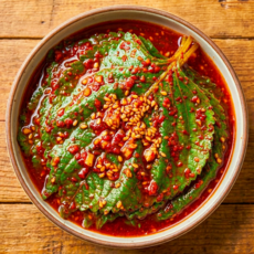 별미담 전라도 생 깻잎김치, 1kg, 1개