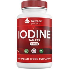 뉴 리프 아이오딘 요오드 150mcg, 180정, 1개