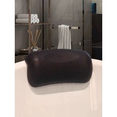 욕조베개 목욕베개 흡착식 머리받침대 목받침대 반신욕 빠른건조 부착형 방수, TX-X12블랙, 1개