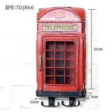 레트로 벽걸이 전화기 공중전화 사진촬영 감성 소품, Q. TDJ866