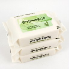 [웰하임] 비데물티슈 휴대용, 10개, 30매