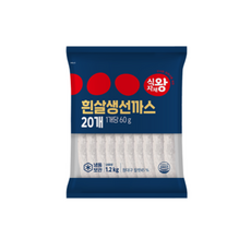 식자재왕 흰살생선까스, 2개, 1.2kg
