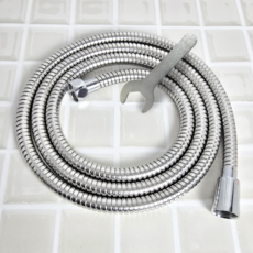 바스텔러 메탈 샤워 호스 줄 1.8cm 샤워기 호스 교체 국내생산, 스텐코일, 1.8m
