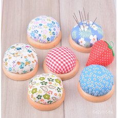 縫衣針紮十字繡紮針包針吸刺繡針插包插針立裁收納繡花工具針插包, 1個, 草莓插針器1個,顏色隨機