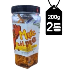 베트남 킹콩마트 muc sot me 매운 버터 타마린드 소스 오징어 200g 2통 Shredded squid in tamarind sauce