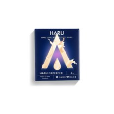 HARU G點型衛生套 4入裝 凸點保險套 緊貼型, 1個, 4片