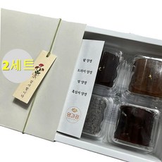 명과정 영양 양갱 세트 쇼핑백 고급 전통 디저트, 220g, 2세트