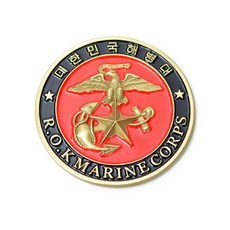 해병대 철제 차량 부착용 스티커 엠블럼 차량용, 본상품, 1개