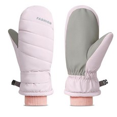 Bototack 겨울 여성용 스키 장갑 방수 터치 스크린 스노우 미끄럼 방지 따뜻한 방풍 스노우보드 장갑 하이킹 사이클링용 (핑크) 121049