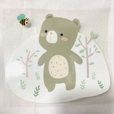 쏘하 벌보는 곰 우레탄 전사지, 1개, 동일