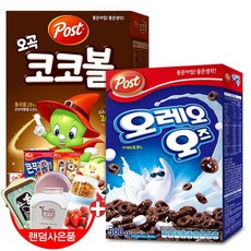 포스트 오레오 오즈 500g+오곡코코볼 570g+랜덤, 2개, 500g