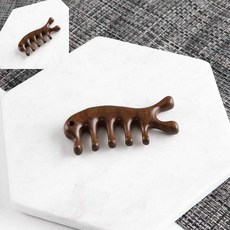 팔땨 두피리프팅우드괄사 괄사마사지 마사지우드머리괄사 괄사지압기 림프순환마사지괄사 지압안마기, 괄사-우드