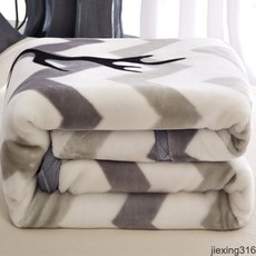 특대형 두꺼운 밍크담요 극세사이불 집순이담요 100X200CM-1kg