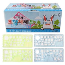 스타박스 미술교구 도형모양자세트 24개입 1박스, 상세페이지 참조, 상세페이지 참조