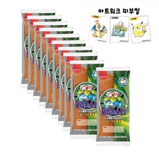 삼립 간식 30주년 포켓몬빵 포켓몬스터 이상해꽃의 덩굴채찍 솔티카라멜롤, 10개, 85g