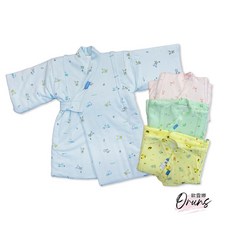 童馨 台灣製 中版長版保暖舖棉和服睡袍 寶寶防踢被 防踢睡袍