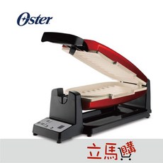 Oster DuraCeramic 三明治帕尼尼機陶瓷烤盤鬆餅機快速7分鐘不沾黏自動開關定時, 1個, 帕尼尼三明治機