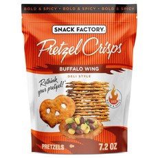 Snack Factory 버팔로 윙 프레첼 크리스프, 204g, 1개