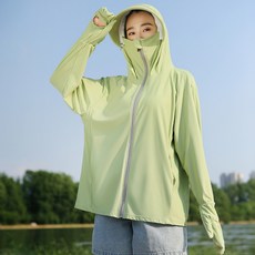 女款夏季防曬衣 冰絲透氣防紫外線寬鬆連帽外套