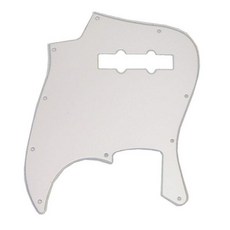 기타 부품 10홀 픽가드 스크래치 플레이트 4현 재즈 베이스용 화이트 2317296