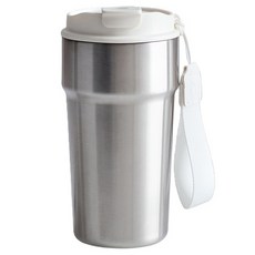 올레이크스 더블 드링크 316 스테인리스 보온병, 1개, 500ml, 화이트 1개, 500ml, 화이트