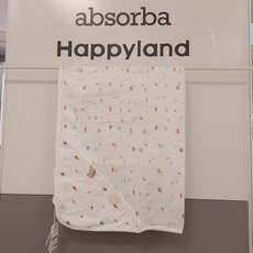 압소바 알록달록 동물 패턴이 있어 귀여운 무형광섬유 봄속싸보