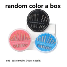 DIY 스티치 삽입 도구 바느질 공예 키트 성인 어린이 주부 자동 바늘 스레더 간단한, 05 a box needle