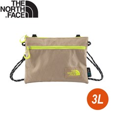 The North Face X-PAC 單肩包, OS, 卡其/螢光黃