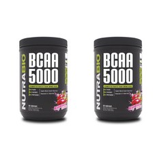 NUTRABIO BCAA 5000 火龍果糖果無麩質, 2罐, 380g