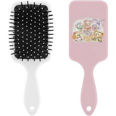 더피 프렌즈 패들 브러시 헤어 빗 엉킴 없는 두피 마사지 스타일리시 여성용 남성용 더비스트피 유니섹스 마사지 반짝임 매끄러움 관리 캐릭터 귀엽고 편리함, 더피 프렌즈 패들 브러시, 헤어 빗, 엉킴 없는 두피