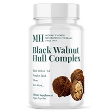 MICHAEL'S HEALTH 黑核桃殼複合物純素膠囊, 1個, 60錠