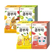 담터 콤부차 샤인머스캣 +망고리치 +자몽 +레몬 (40T), 1개, 40개입