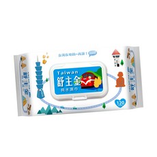 舒主金 純水濕巾 掀蓋式, 1個