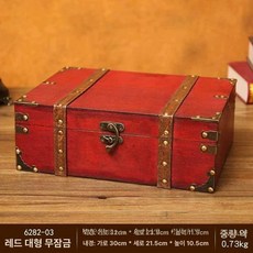 타로카드케이스 정리 수납용 빈 투명 타로박스 드 그, 레드 대형 스냅 잠금 불가