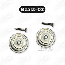 【工具魂】全鋁合金 快扣配件 Marutai 單手操作 Beast-01 符合田島系統 無需轉接 快脫系統, 1個, beast-03螺絲墊片(2入裝)