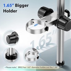 TOMLOV-디지털 현미경 알루미늄 합금 스탠드 BR02 조절식 홀더 포스트 지지 브래킷 DM10 AD206 용 최대 1.6