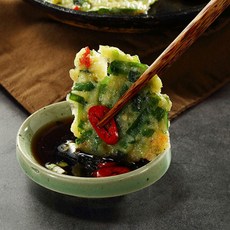 한입크기 향긋한 땡초 부추전 300g, 1개