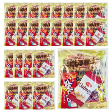 단체 간식 꾸러미 개별포장 구디백 어린이집 유치원 학교 교회 대용량 답례품 인기과자, 24개, 과자꾸러미