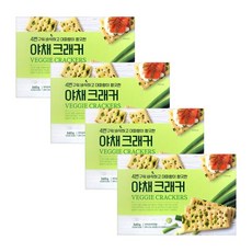 푸지안 대파향 야채 크래커 340g x4개, 4개