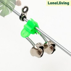 로넬리빙 낚시방울 어신벨 집게형 쌍방울 원투낚시 초릿대 알림벨 낚시소품 1세트