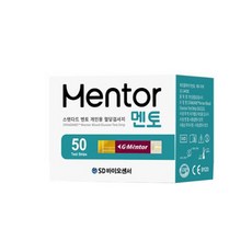 SD바이오센서 스탠다드 멘토 혈당측정 검사지, 1개, 50매