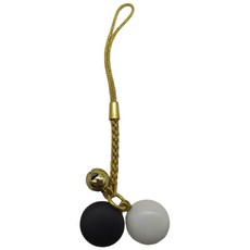 日本黑木碁石店 蛤碁石貝殼棋子那智黑石手機吊飾 - 圍棋禮品, 詳見包裝