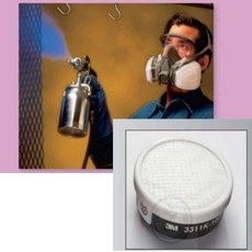 해신잡화점 3200 마스크용 정화통 3311K-100 분진마스크 방진마스크, one, 1개