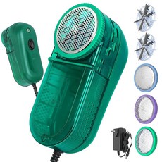 의류용 옴브리센 알약 제거기 패브릭 면도기 - 40W 파워 전기 보풀 제거기 산업용 스웨터 드라이클리너/옷/가구/침구용 13 000 속도(충전 필요 없음), Green-max 13000 40w